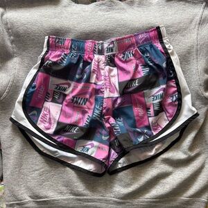 Nike Women's Multicolor Graphic Athletic Shorts